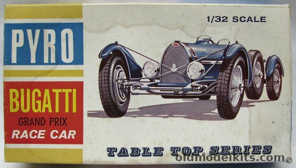 Pyro 1/32 1933 Bugatti Model 59 Grand Prix Racer Car, C303-50 plastic model kit